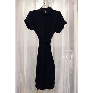 Black Button Dress Size 4